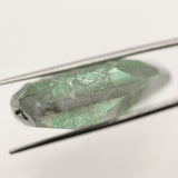 23.7ct Hydrothermal Beryl Green Aquamarine Collectible Crystal Lab Created Rough