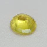 2.68ct Recrystallized Yellow Sapphire (Hydrothermal) Oval 8.5x7.5 Lab Created