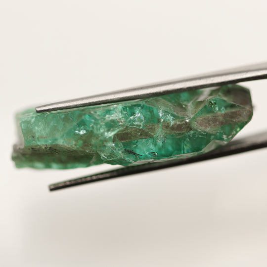 26.6ct Hydrothermal Beryl Green Aquamarine Collectible Crystal Lab Created Rough