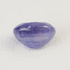 1.54ct Recrystallized Opaque Blue Sapphire Oval 7x5 Lab Created