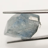 13.8ct Hydrothermal Beryl Blue Aquamarine Collectible Crystal Lab Created Rough