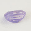 1.38ct Recrystallized Opaque Blue Sapphire Oval 7x5 Lab Created