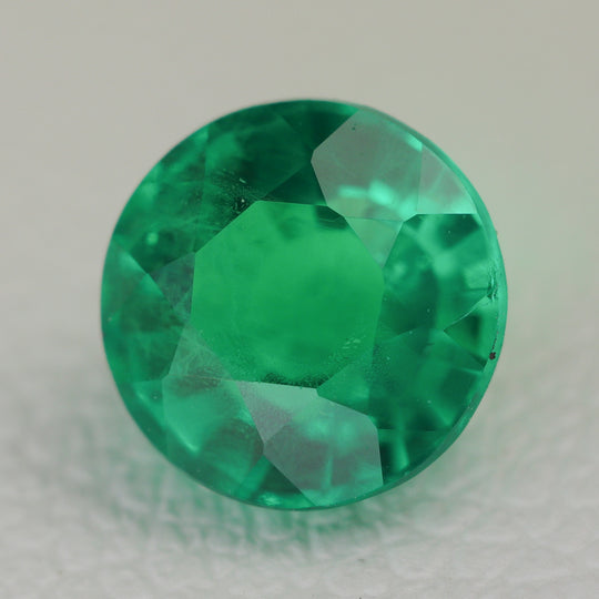 0.62ct Colombian Hydrothermal Emerald Lab Created Loose Stone