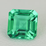 0.8-0.9ct 1pc Colombian Hydrothermal Emerald Lab Created Loose Stone