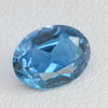 1.49ct Recrystallized Blue Sapphire (Hydrothermal) Oval 8x6 Lab Created