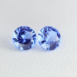 1.83ct pair Cobalt Blue Spinel (Czochralski) Lab Created Loose Stone