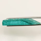 25.37ct Hydrothermal Beryl Paraiba Aquamarine Lab Created Faceting Rough Stone