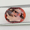 2.1ct Hydrothermal Orange Morganite (Beryl) Oval 10x8 mm Lab Created Loose Stone