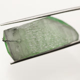 23.7ct Hydrothermal Beryl Green Aquamarine Collectible Crystal Lab Created Rough