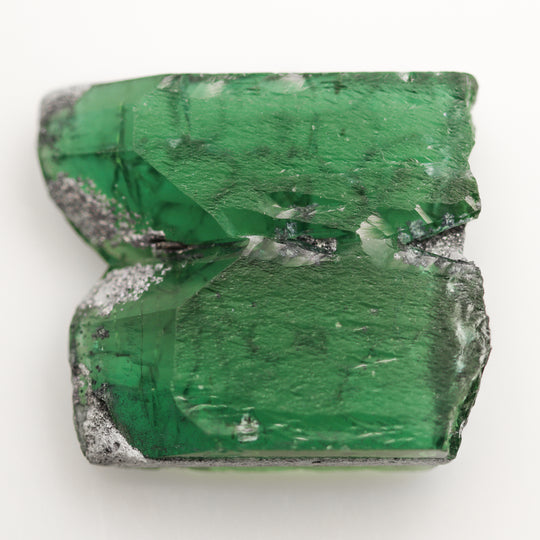 59.88ct Hydrothermal Green Beryl Collectible Crystal With Seed Lab Created Rough