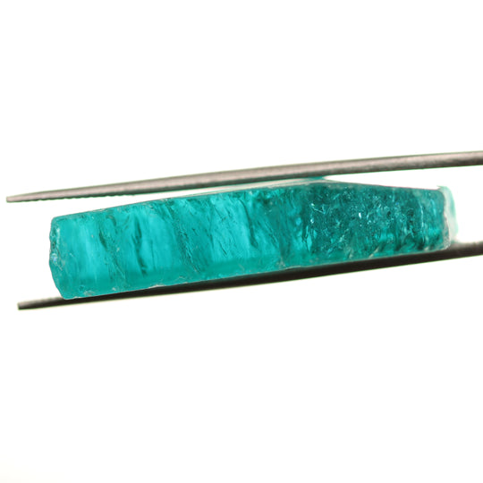 40.81ct Hydrothermal Beryl Paraiba Aquamarine Lab Created Faceting Rough Stone