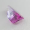 13.22ct Recrystallized BiColor Pink/White Sapphire Fancy Shape 22x11 Lab Created