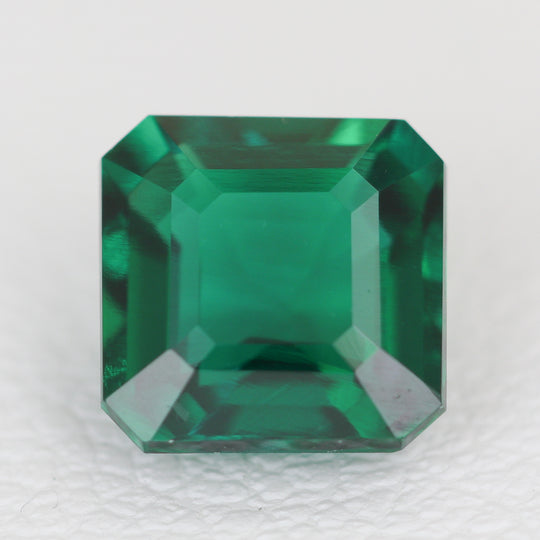 1.03-1.14ct 1pc Zambian Hydrothermal Emerald Lab Created Loose Stone