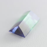 11.6ct Recrystallized Bi-Color Mint and Kunzite Sapphire BG 15.7x9.3 Lab Created