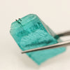 27ct Hydrothermal Beryl Paraiba Aquamarine Lab Created Faceting Rough Stone