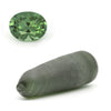 70-79gr 1pc Tourmaline Green Spinel #EM100 Djeva Lab Created Faceting Rough Stone