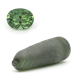 70-79gr 1pc Tourmaline Green Spinel #EM100 Djeva Lab Created Faceting Rough Stone