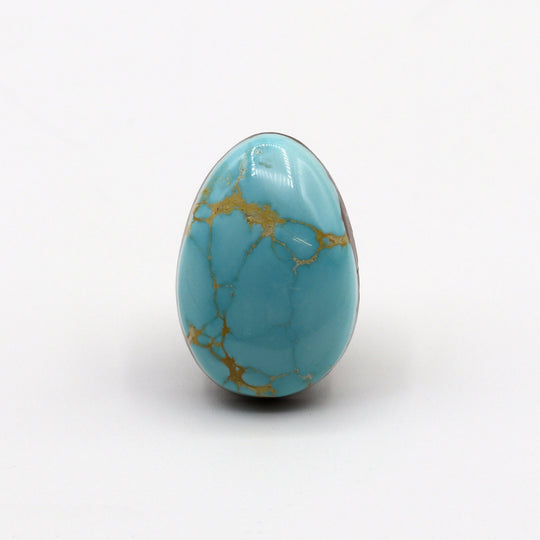 19.25ct Natural Turquoise Oval Cabochon Doublet From Armenia