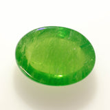 15.83ct Tsavorite Green Garnet (YAG) Oval Cabochon 16x12 mm Lab Created Stone