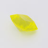 6.5-6.54ct 1pc Cushion 10 mm Recrystallized Neon Yellow Garnet (YAG) Lab Created