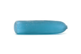 84-87gr 1pc Dark Blue Aquamarine Spinel #118 Djeva Lab Created Faceting Rough Stone