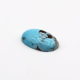 20.8ct Natural Turquoise Oval Cabochon From Maikain Kazakhstan