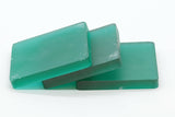 239gr 3pcs Garnet Paraiba Color (YAG Ceramic) Lab Created Faceting Rough Stone
