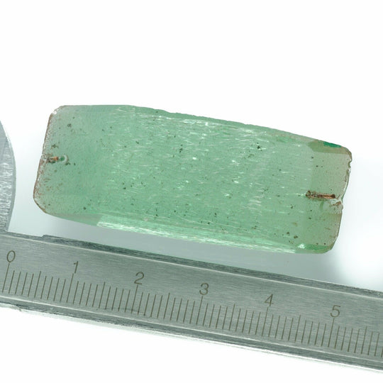 71.6ct Hydrothermal Beryl Green Aquamarine Collectible Crystal Lab Created Rough