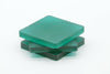 239gr 3pcs Garnet Paraiba Color (YAG Ceramic) Lab Created Faceting Rough Stone