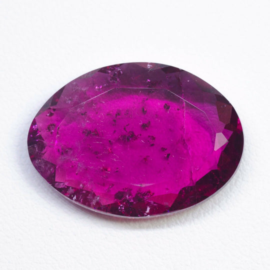 9.4ct Hydrothermal Purple Beryl (Bixbite) Oval Cabochon 20x14.5 mm Lab Created