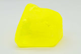 151.6gr Recrystallized Neon Yellow Garnet (YAG) Lab Created Faceting Rough Stone