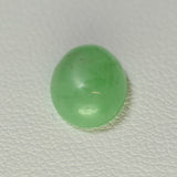 3.92ct Tsavorite Green Garnet (YAG) Oval Cabochon 10x8 mm Lab Created Stone