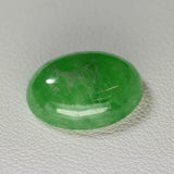 14.7ct Tsavorite Green Garnet (YAG) Oval Cabochon 16x12 mm Lab Created Stone