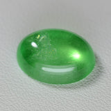 16.3ct Tsavorite Green Garnet (YAG) Oval Cabochon 16x12 mm Lab Created Stone