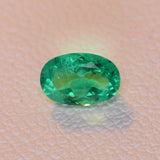 0.42ct Colombian Hydrothermal Emerald Lab Created Loose Stone