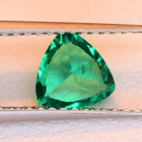 0.61ct Colombian Hydrothermal Emerald Lab Created Loose Stone