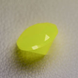 2.56-3.16ct 1pcs Round 8 mm Recrystallized Neon Yellow Garnet (YAG) Lab Created