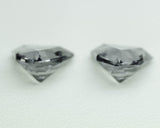 13.2ct Pair 2pcs Alexandrite Pink to Blue/Gray Color Change Sapphire Lab Created