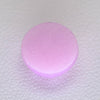 9.57ct Milky Pink Cubic Zirconia Round Cabochon 10 mm Checker Lab Created