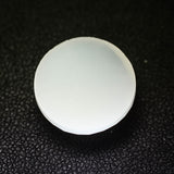 13.9ct Milky White Quartz Round Cabochon 17.5 mm Chalcedony Lab Created Stone