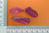 17.4gr Recrystallized Rubellite Color Sapphire Lab Created Faceting Rough