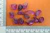 29.6gr Recrystallized Rubellite Color Sapphire Lab Created Faceting Rough