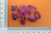 24.5gr Recrystallized Rubellite Color Sapphire Lab Created Faceting Rough