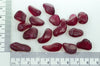 40.5gr Recrystallized Ruby Color Sapphire Lab Created Faceting Rough