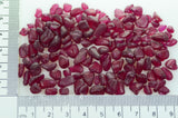 50gr Recrystallized Ruby Lab Created Faceting Rough