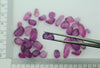 27.3gr Recrystallized Kunzite Color Sapphire Lab Created Faceting Rough