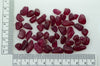 50gr Recrystallized Ruby Red Color Sapphire Lab Created Faceting Rough