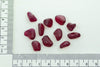 15.5gr Recrystallized Ruby Red Sapphire Lab Created Faceting Rough