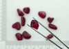 15.5gr Recrystallized Ruby Red Sapphire Lab Created Faceting Rough