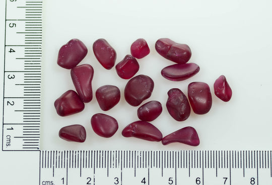 20gr Recrystallized Ruby Red Color Sapphire Lab Created Faceting Rough
